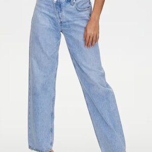 AGOLDE Criss Cross Jeans Size 22 Light Blue